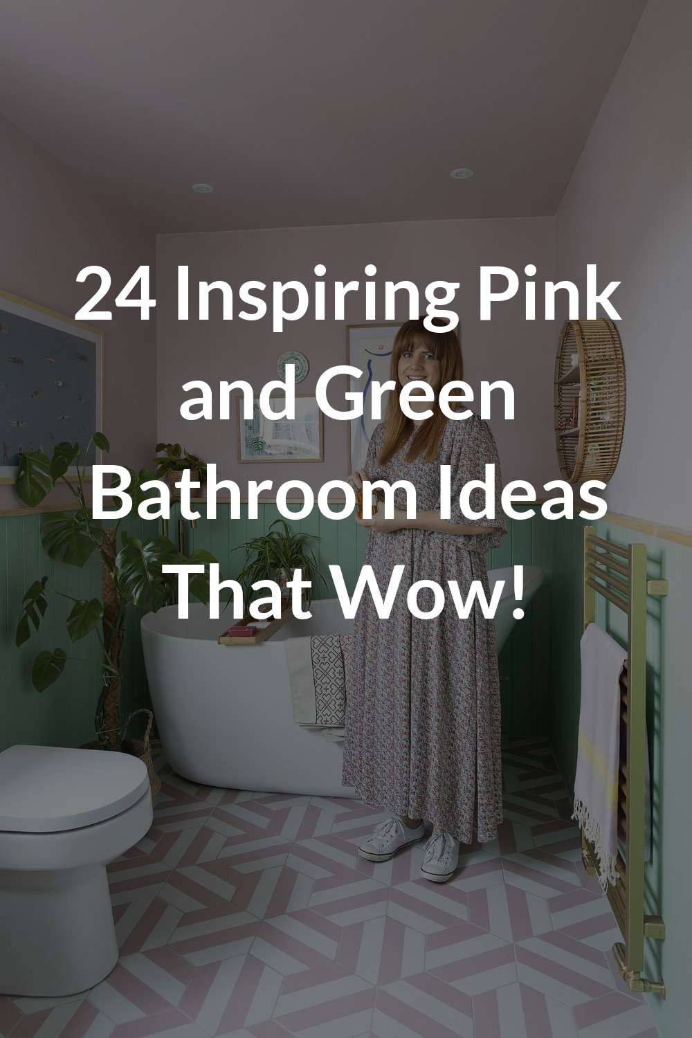 24 Inspiring Pink and Green Bathroom Ideas That Wow!