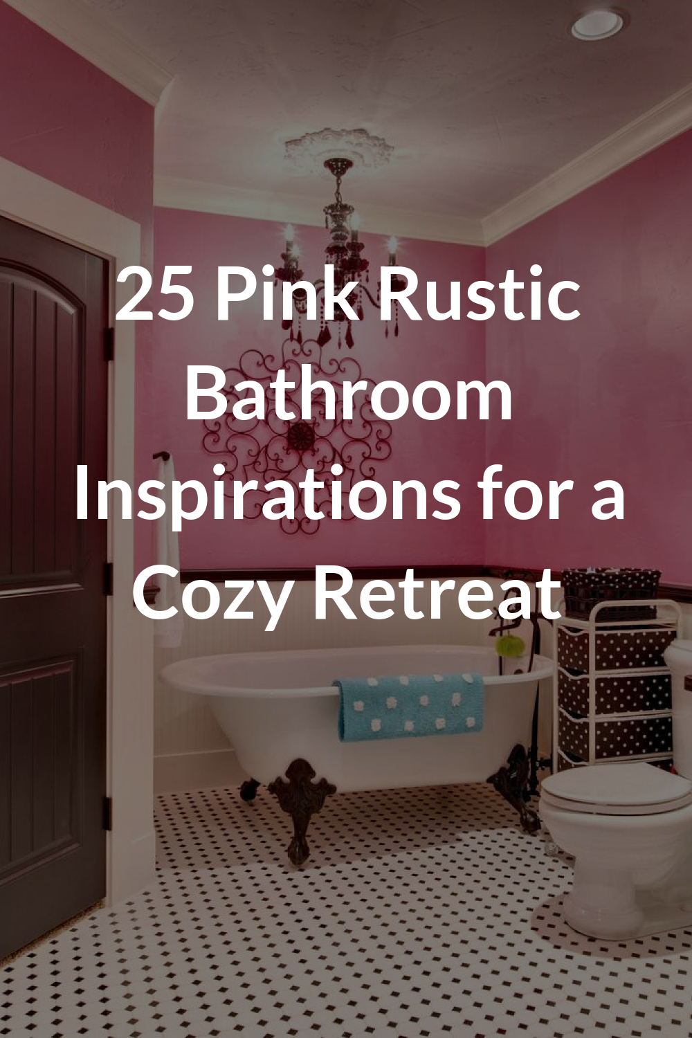 25 Pink Rustic Bathroom Inspirations for a Cozy Retreat