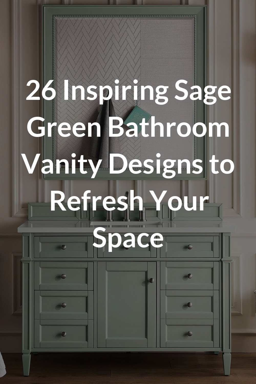 26 Inspiring Sage Green Bathroom Vanity Designs to Refresh Your Space