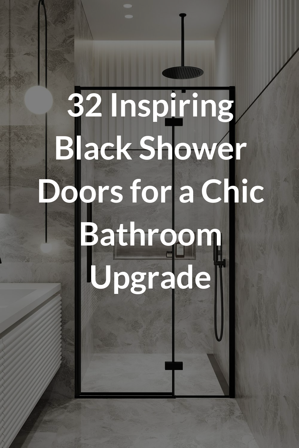 32 Inspiring Black Shower Doors for a Chic Bathroom Upgrade