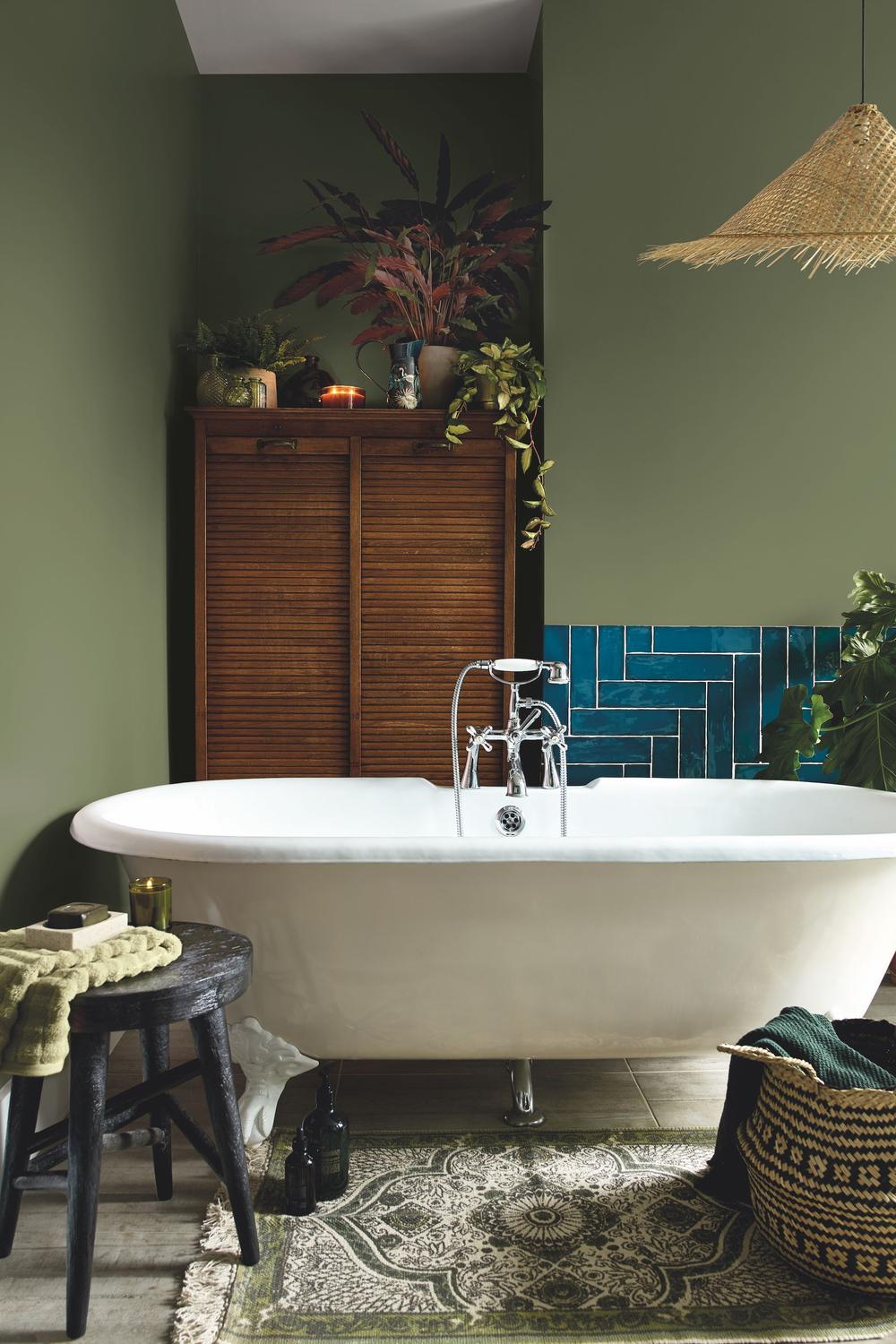 Baño con un diseño armonioso que invita a la relajación