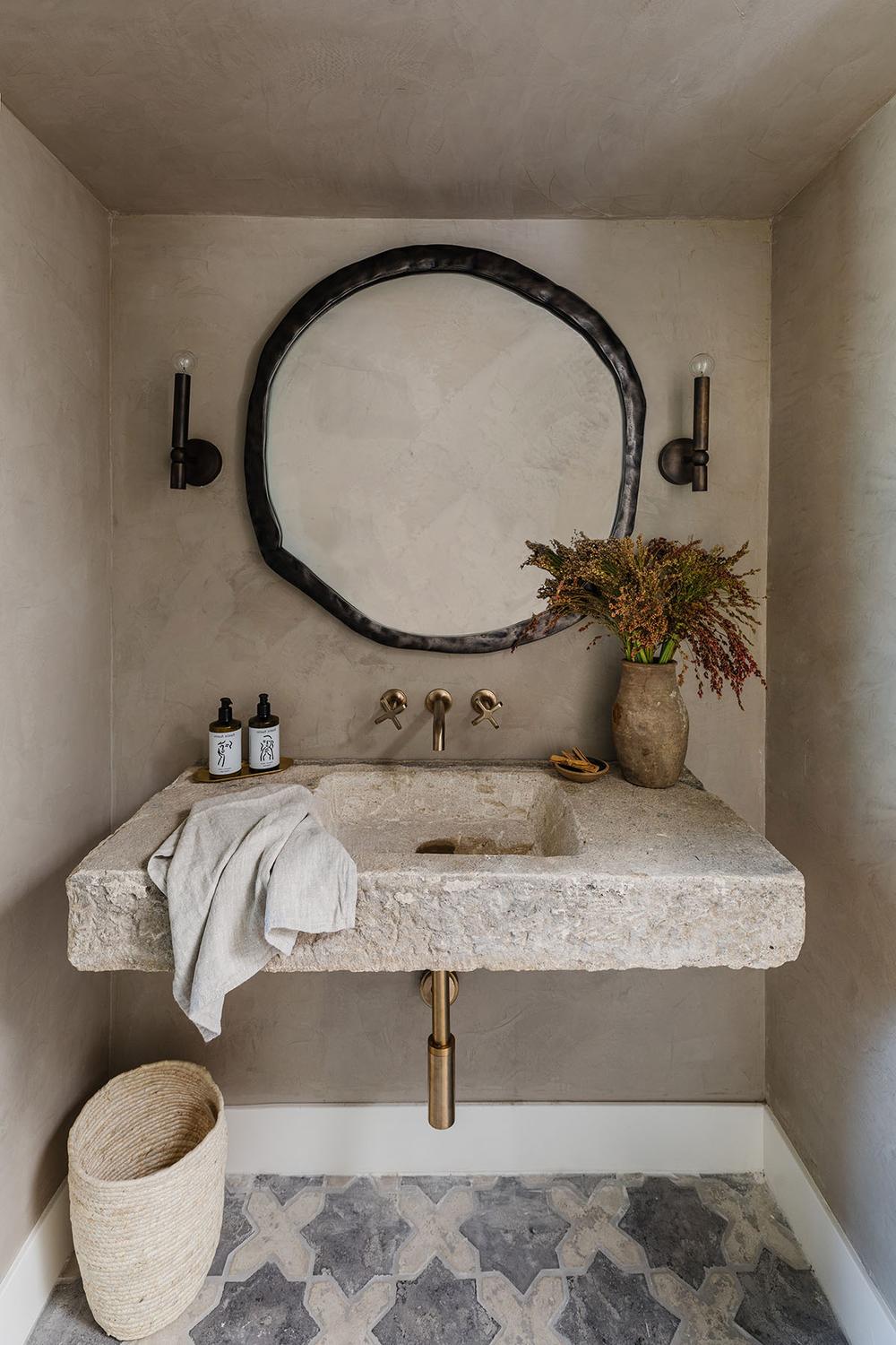 Baño fresco y natural