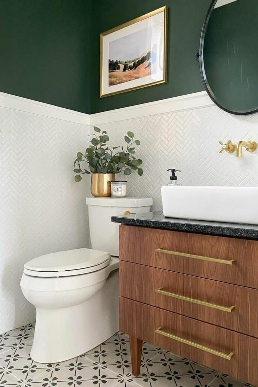 Baño moderno que equilibra tradición y confort