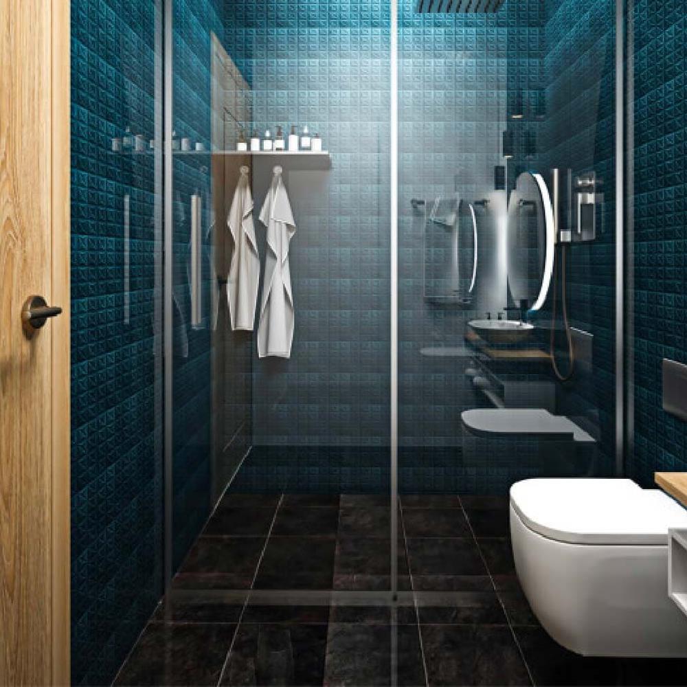 Baño indio lujoso y minimalista