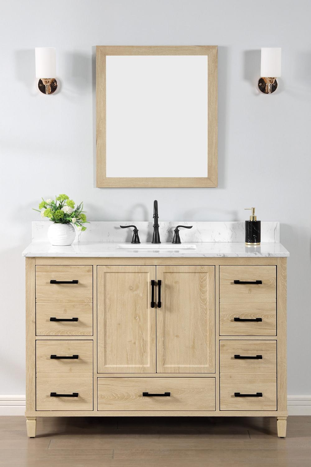 Estilo renovado en el mueble de baño moderno