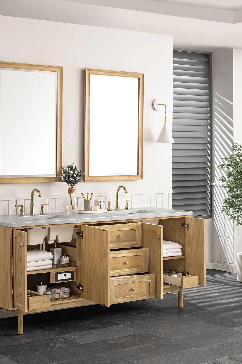27 Light Wood Bathroom Vanity Designs to Brighten Your Space