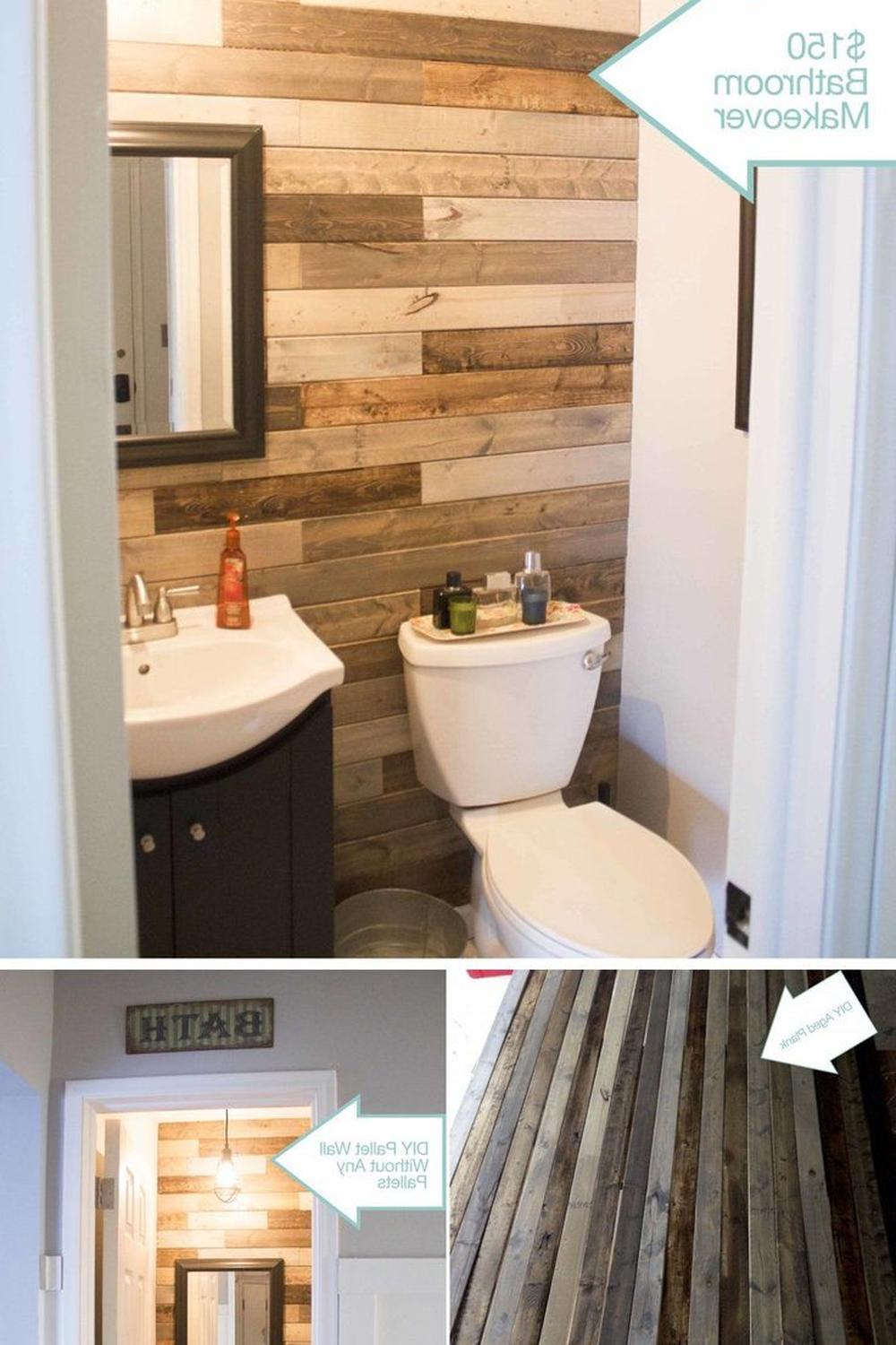 Pallet Wall Compacto para Espacio Pequeño