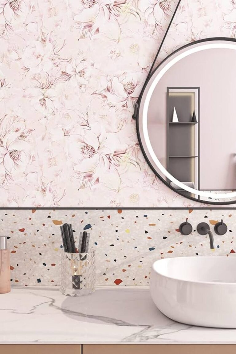 18 Pink Bathroom Wallpaper Ideas to Refresh Your Space