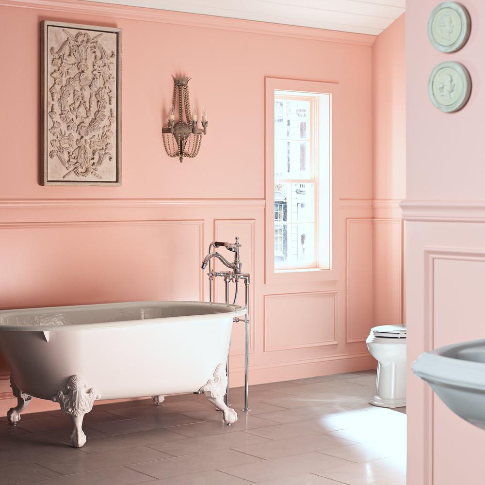Cozy rustic bathroom featuring elegant details and vintage charm.