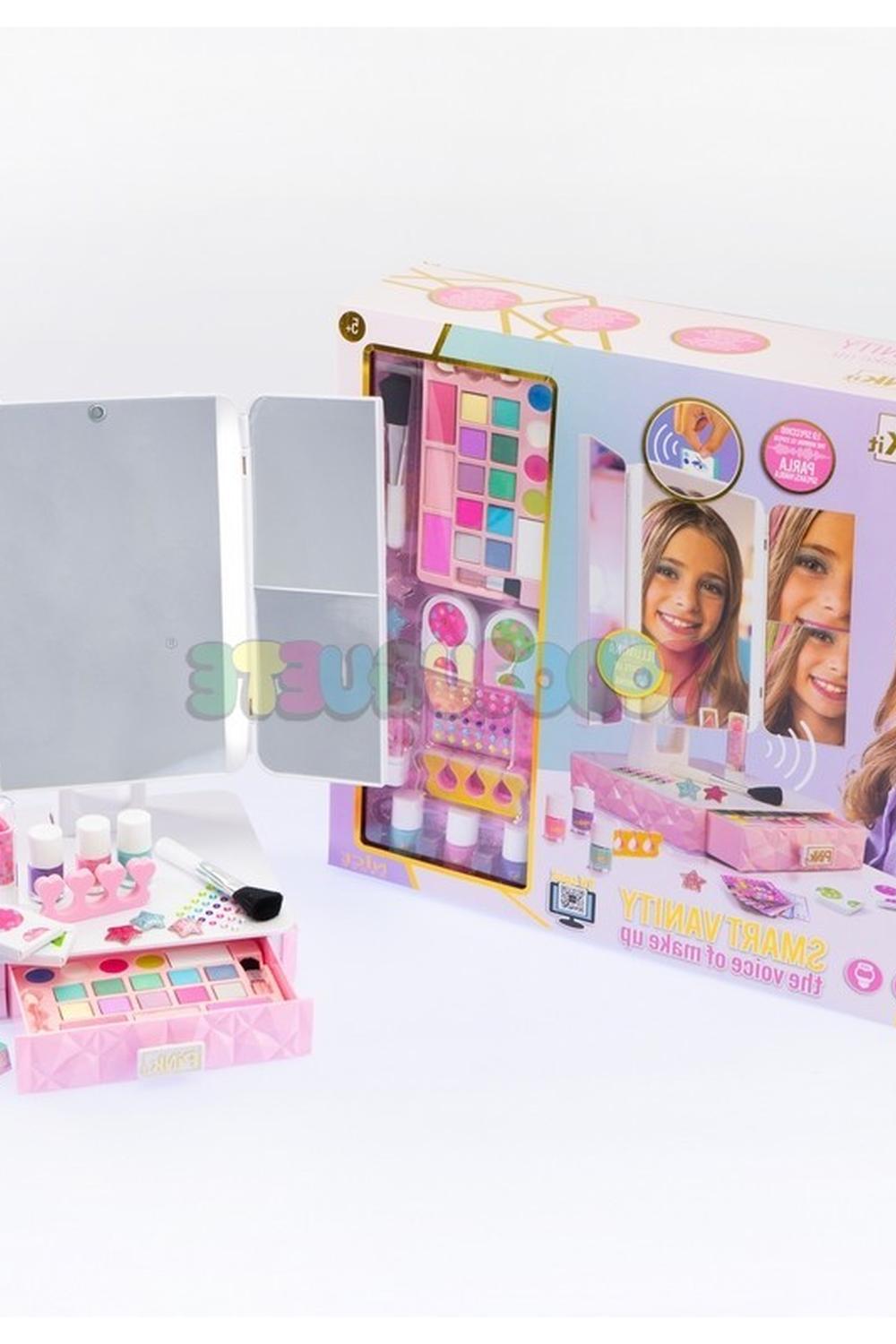 Tocador rosa ideal para niñas y creatividad