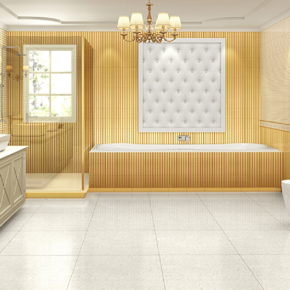 Luxurious bathroom showcasing rich golden hues and refined designs