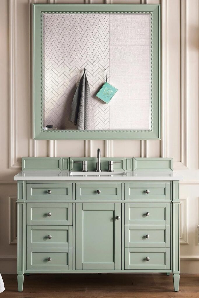 26 Inspiring Sage Green Bathroom Vanity Designs to Refresh Your Space