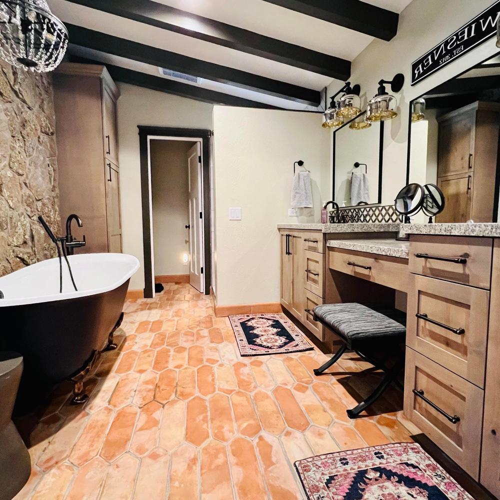 Wall Decor with Rustic Tiles