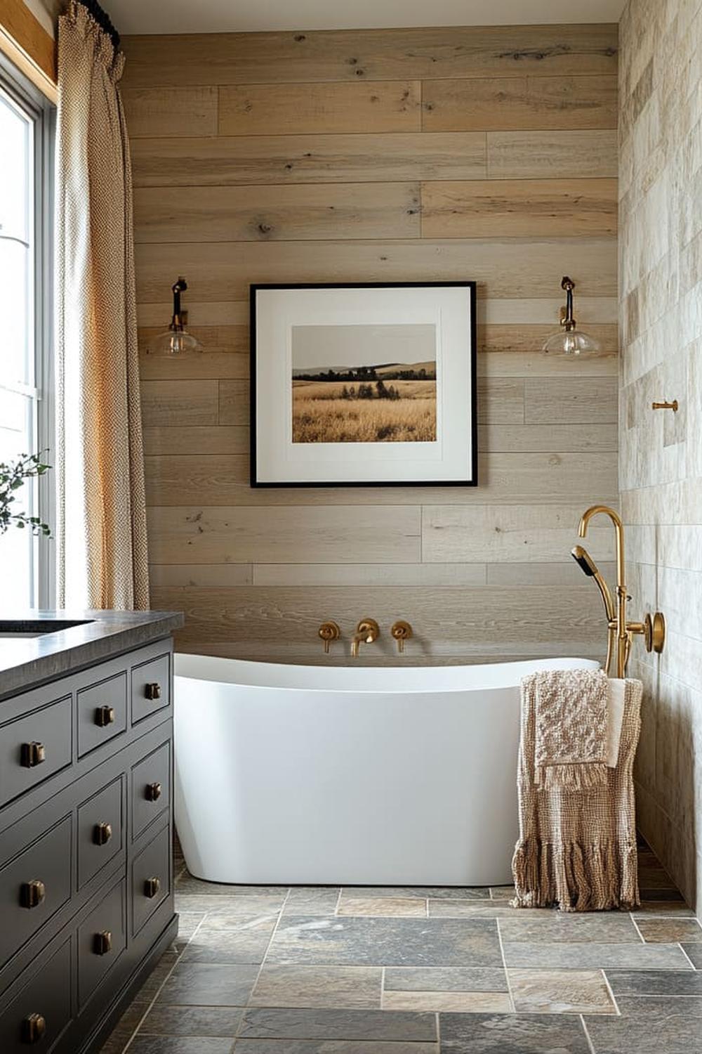 Baño refinado que susurra elegancia