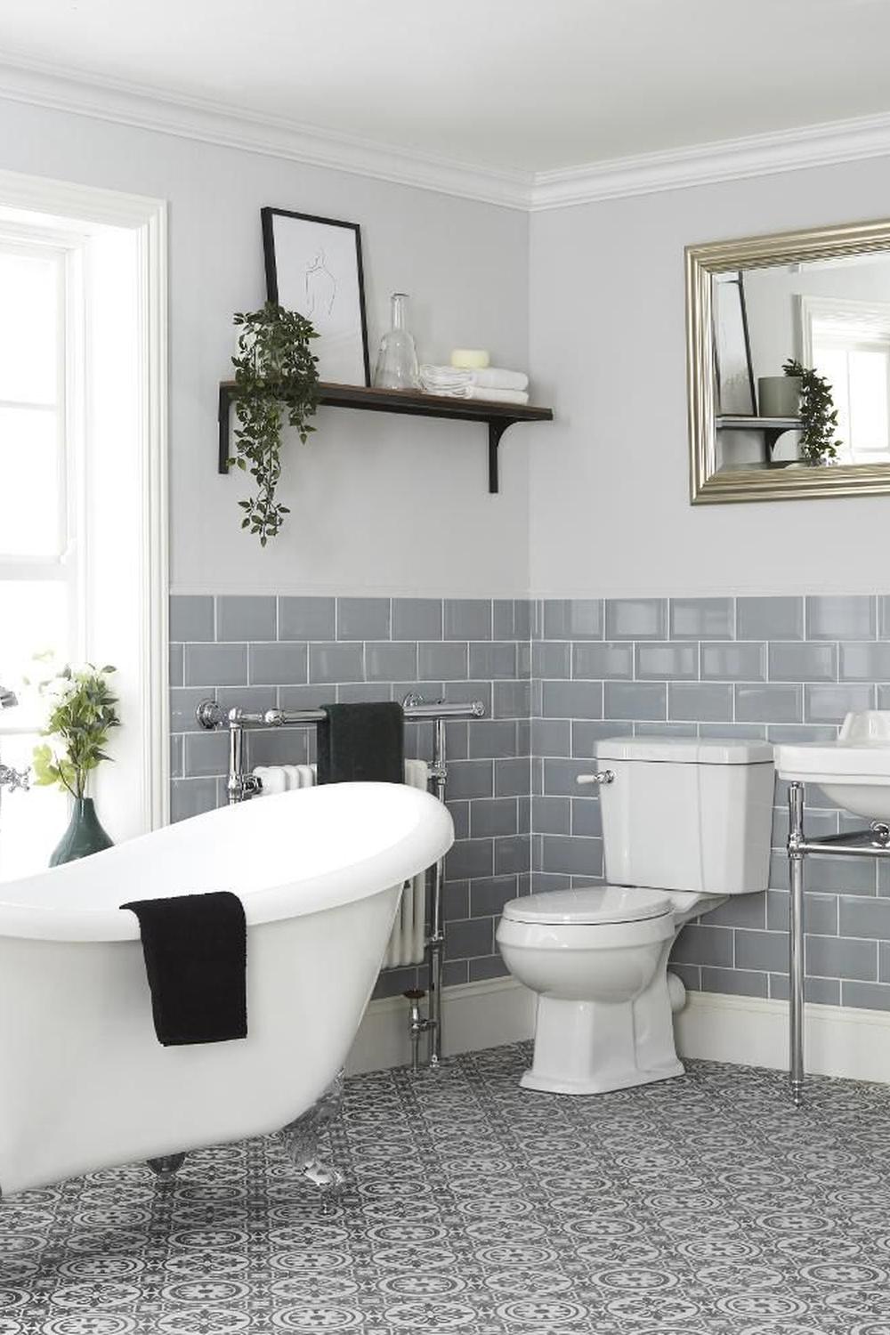 Baño romántico y acogedor.