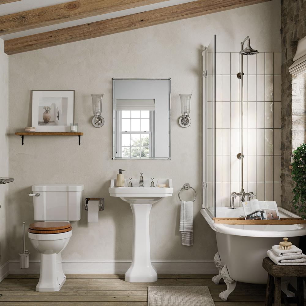 Baño acogedor y tradicional.