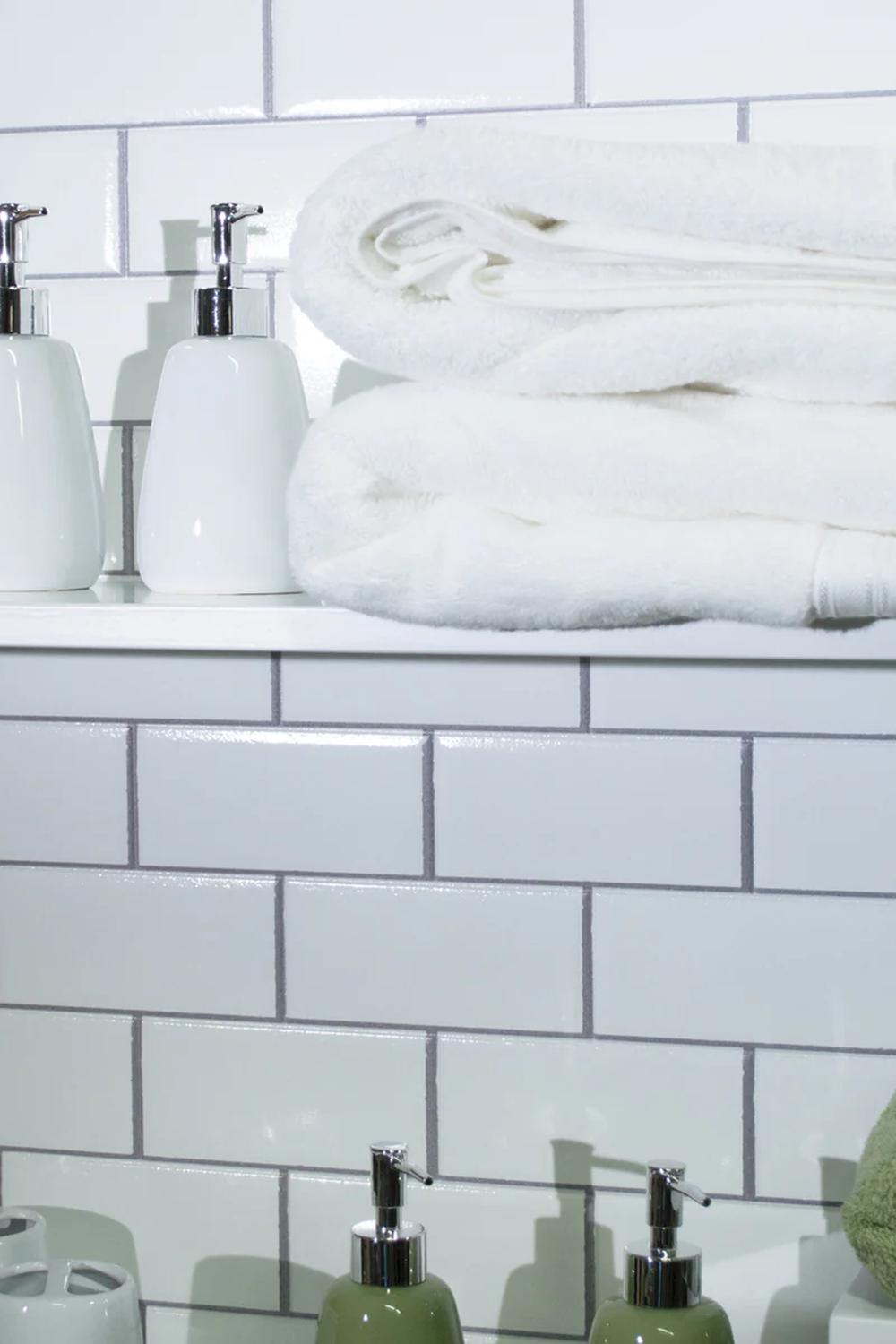 Bathroom with exquisite tiles and a modern feel
