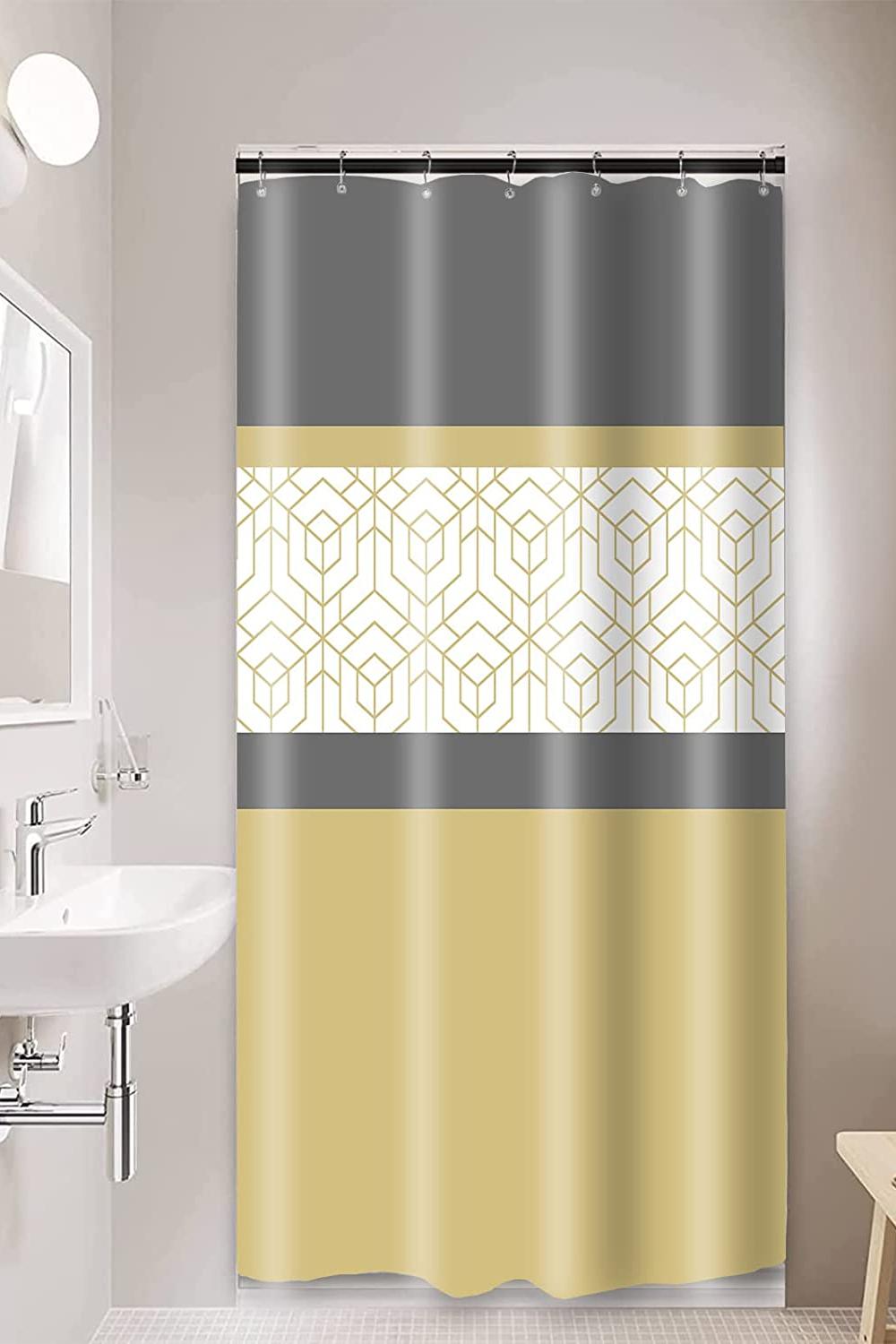 Baño boho moderno con elementos naturales