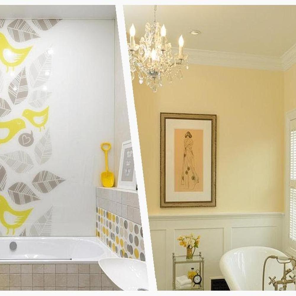 Creative bathroom design with whimsical elements and playful aesthetics
